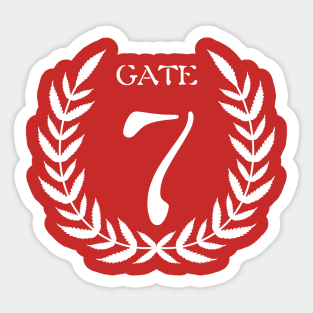 Gate 7 Athens Sticker